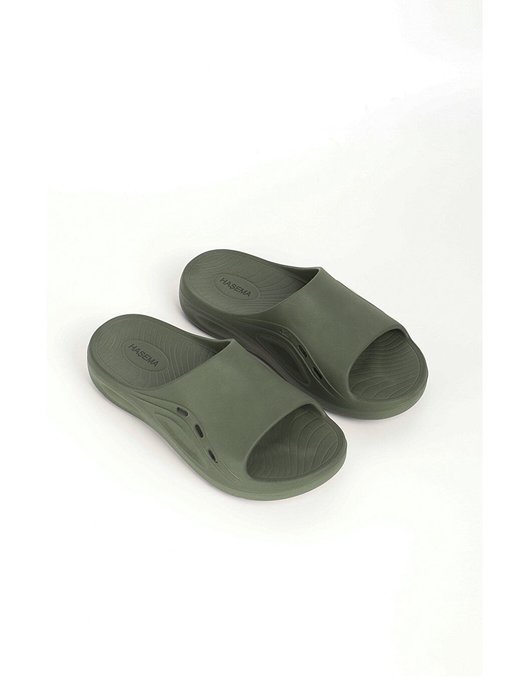 Erkek Haki Eva Plaj Terliği 23701-1