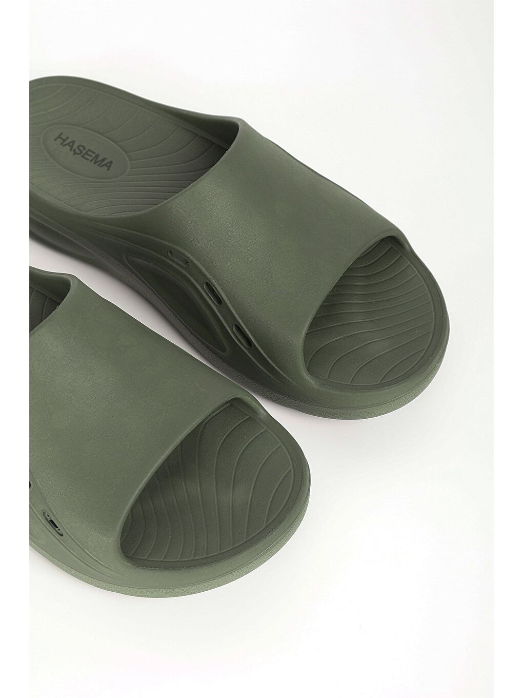 Erkek Haki Eva Plaj Terliği 23701-2