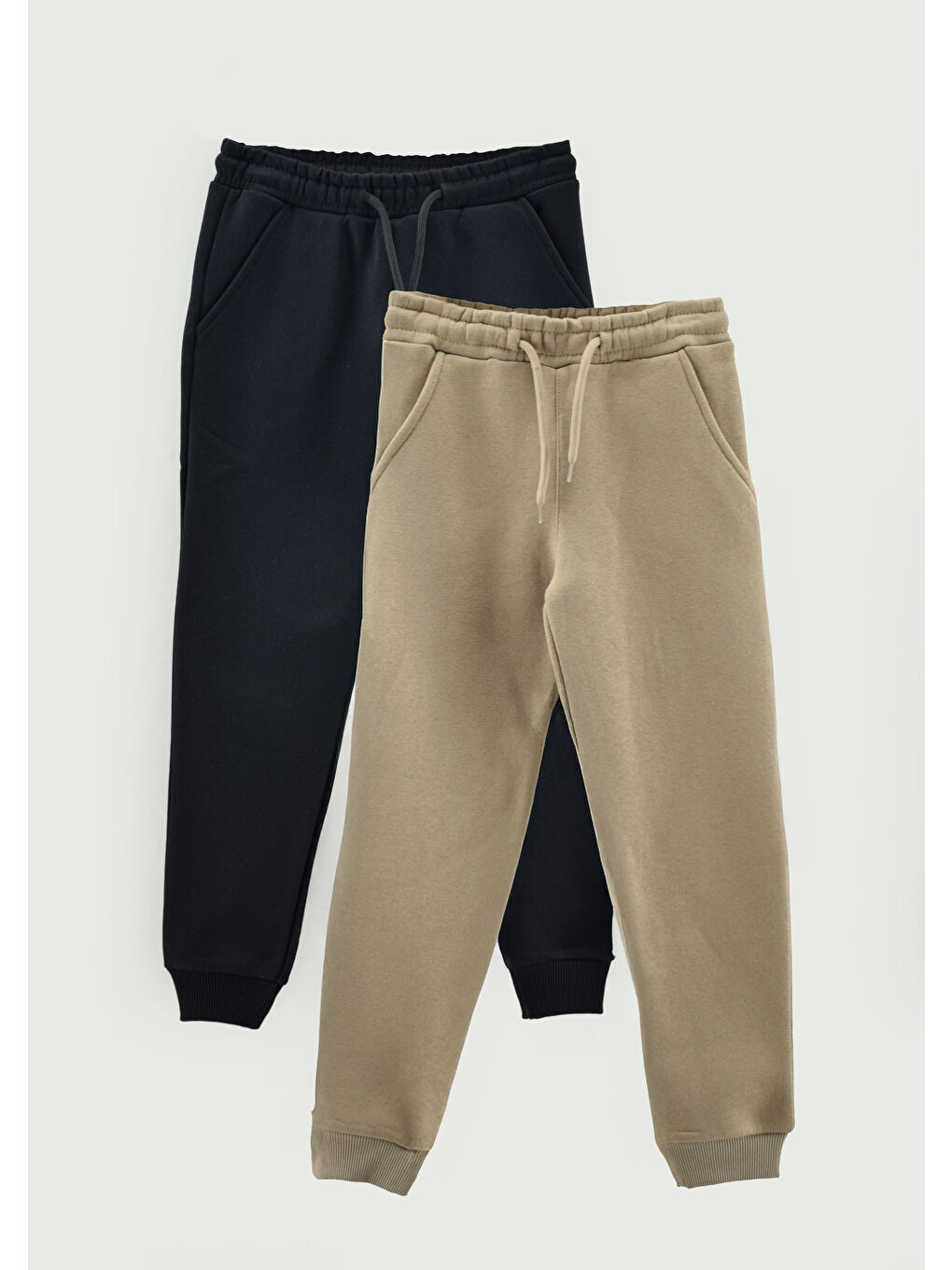 Siyah 3 İp Basic Erkek Çocuk Eşofman Altı