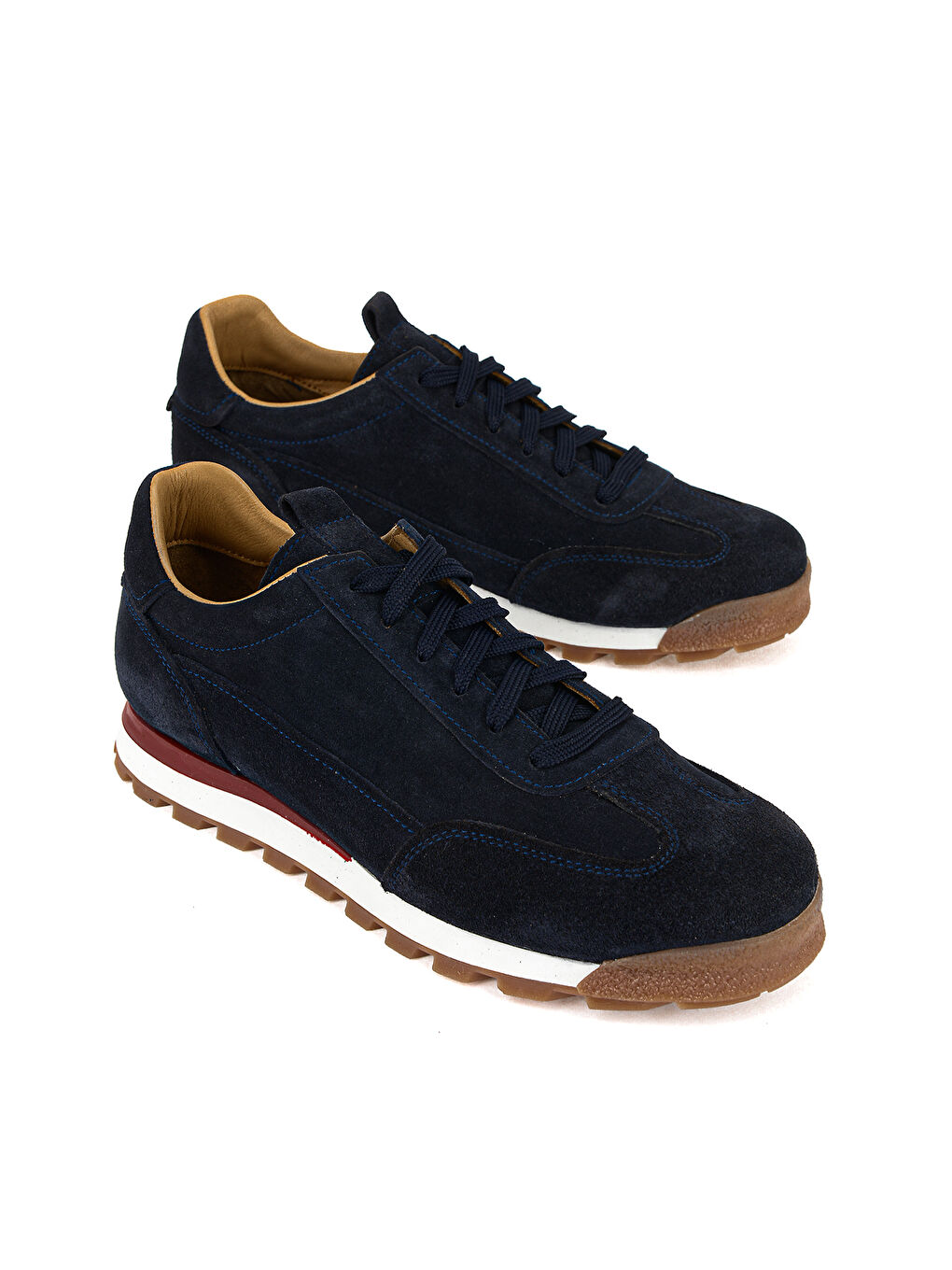 Erkek Hakiki Deri Sneaker 1611026Z1030 Lacivert-1