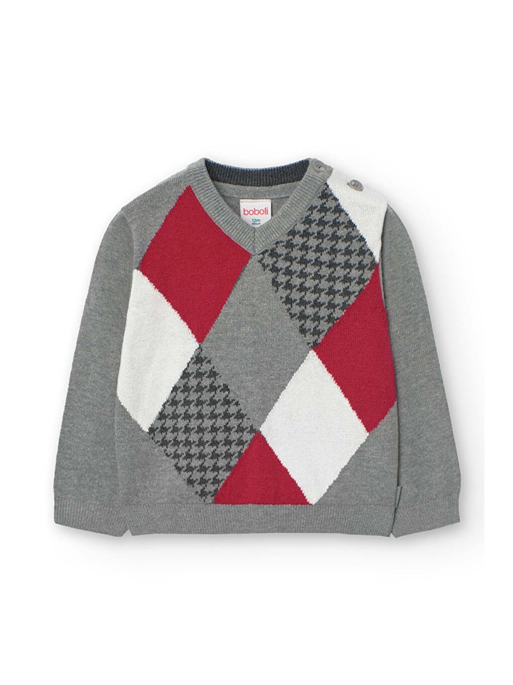 Gri Erkek Çocuk Kazak-1