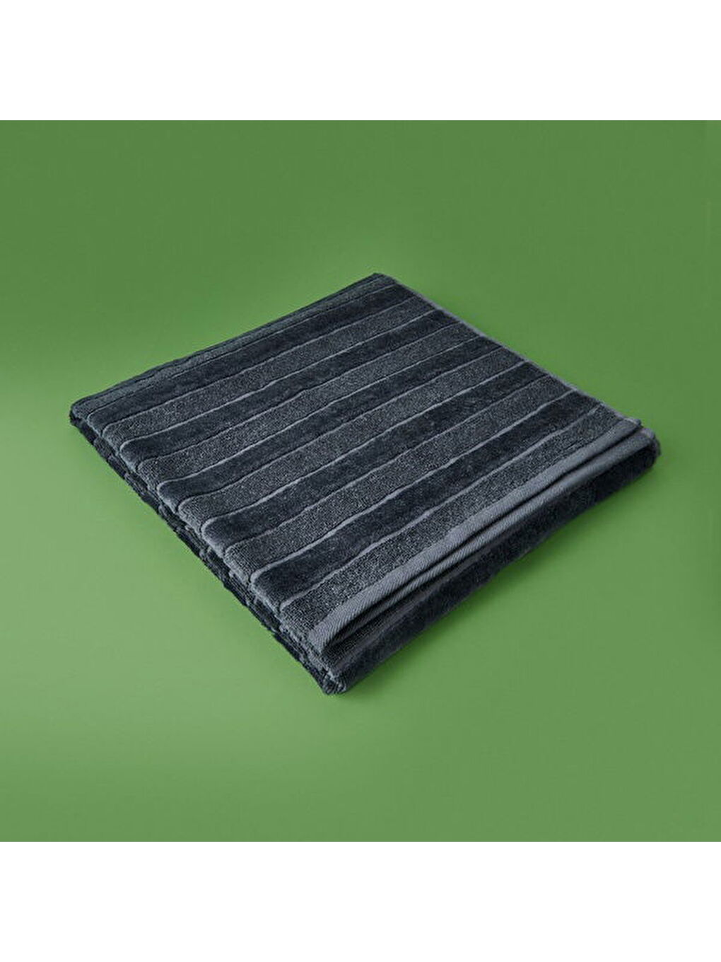 Evidea Soft Kadife Banyo Havlusu - Antrasit - 70x140 cm - 3