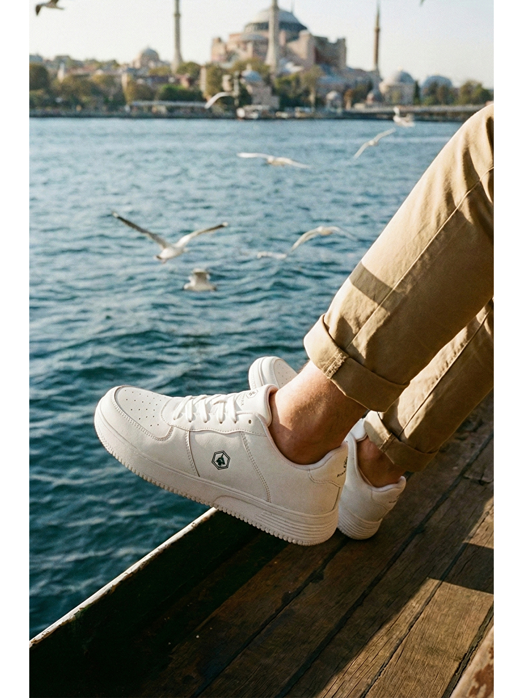 Gasella Erkek Beyaz Spor Ayakkabı-5