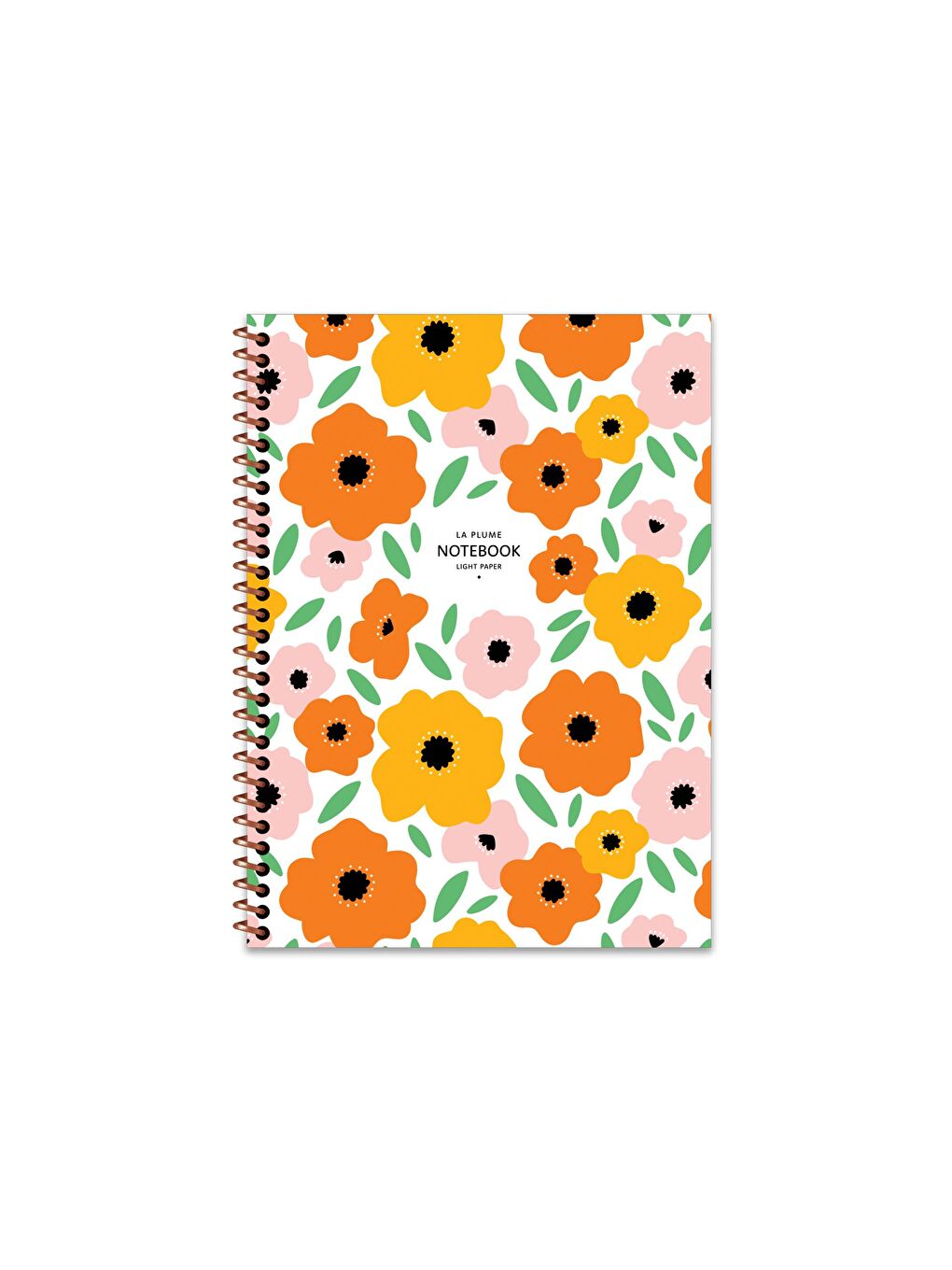 Keskin Color 16.5x22.5 Düz Defter La Plume Flowers - Rengarenk