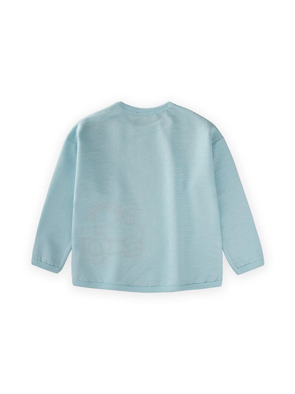 Traktör Nakışlı Sweatshirt 0-4 Yaş Mavi-1