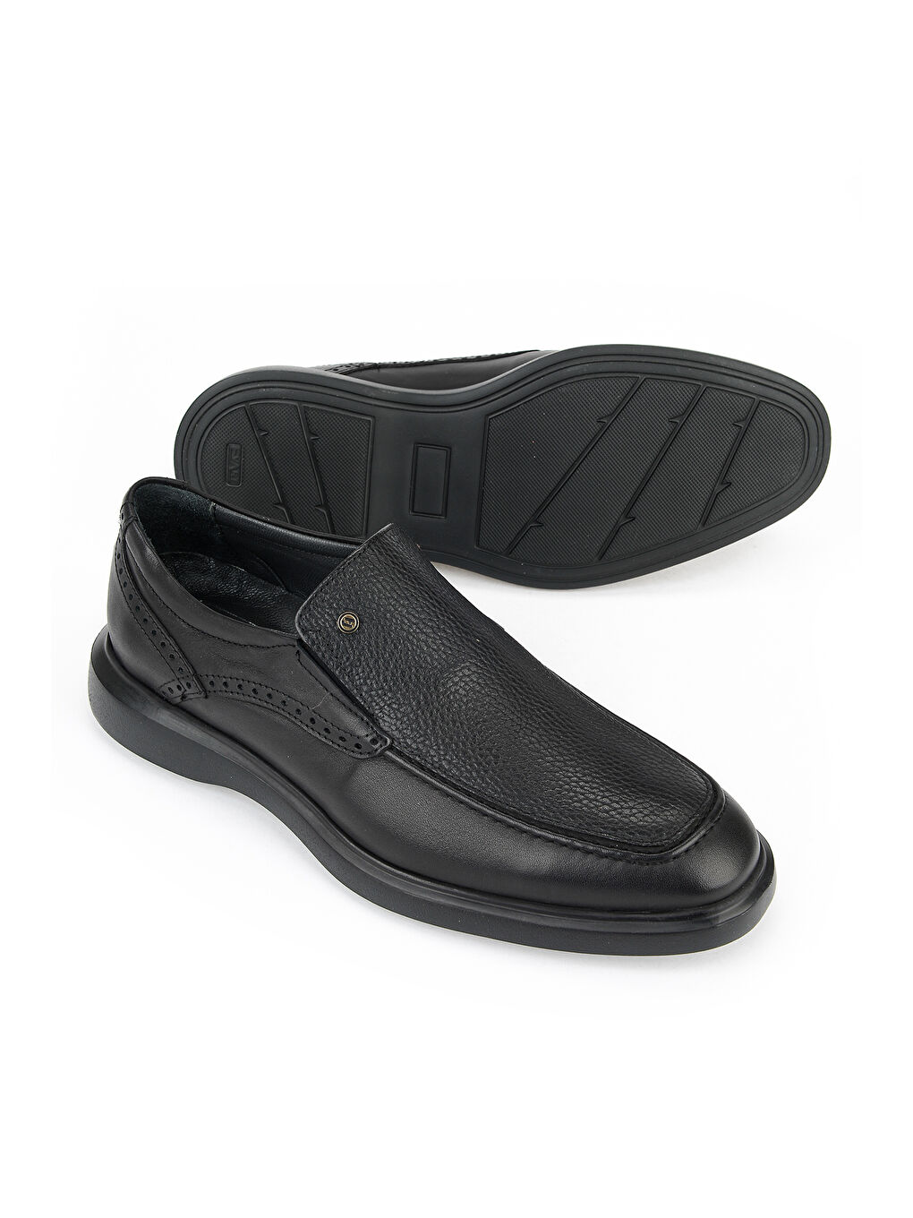 Erkek Hakiki Deri Ayakkabı 1611053Z1800 Siyah-3