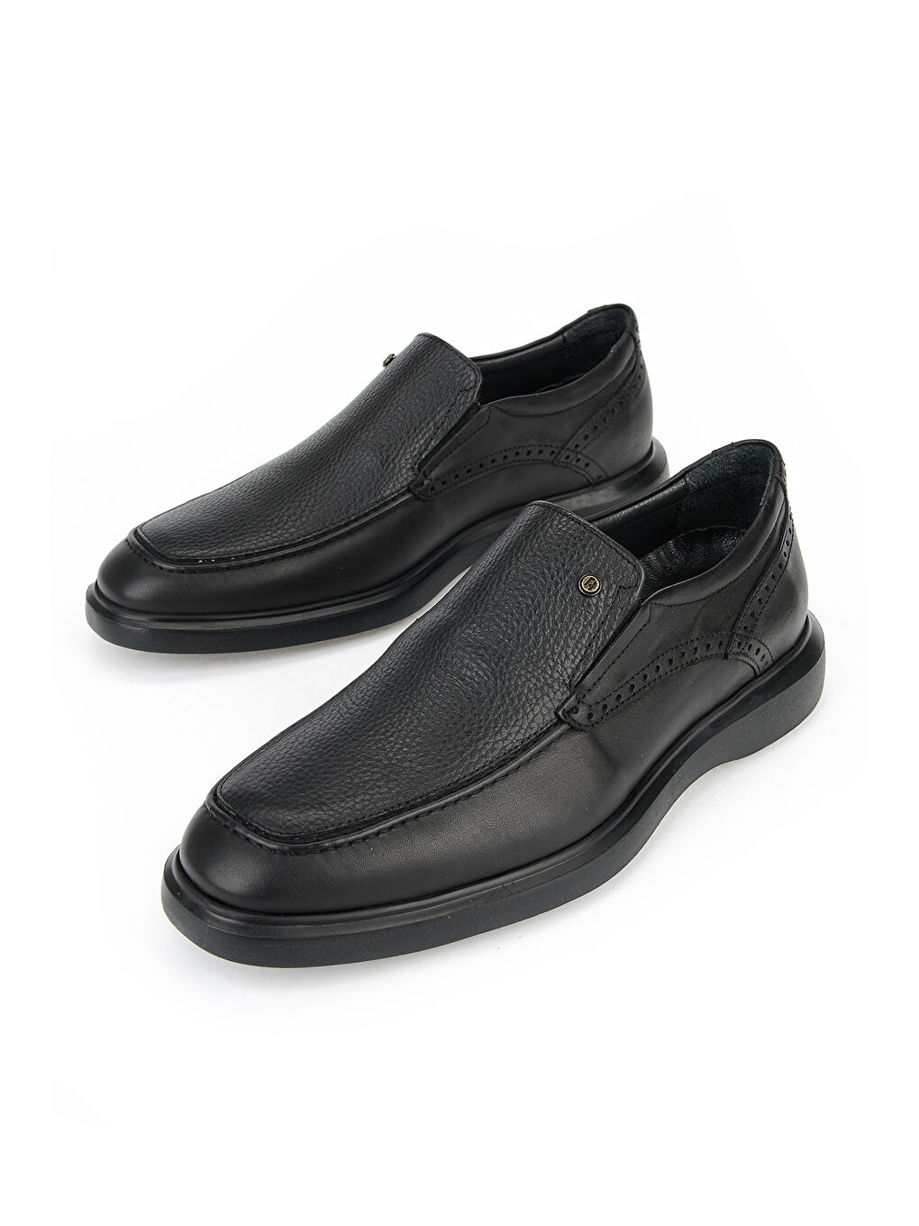 Erkek Hakiki Deri Ayakkabı 1611053Z1800 Siyah-4