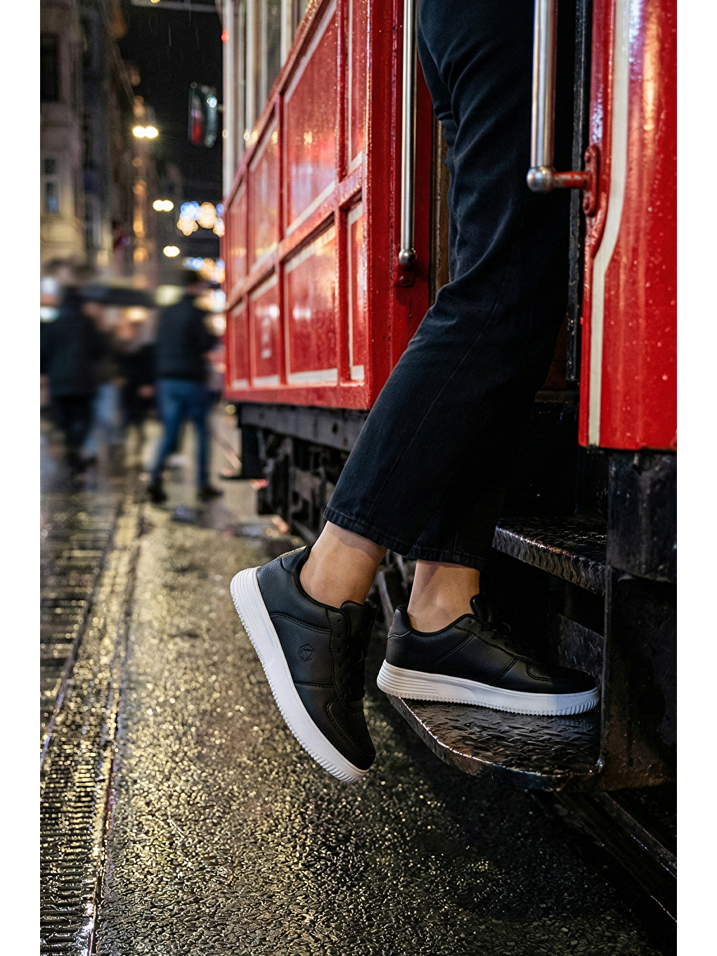 Gasella Kadın Siyah Spor Ayakkabı-5