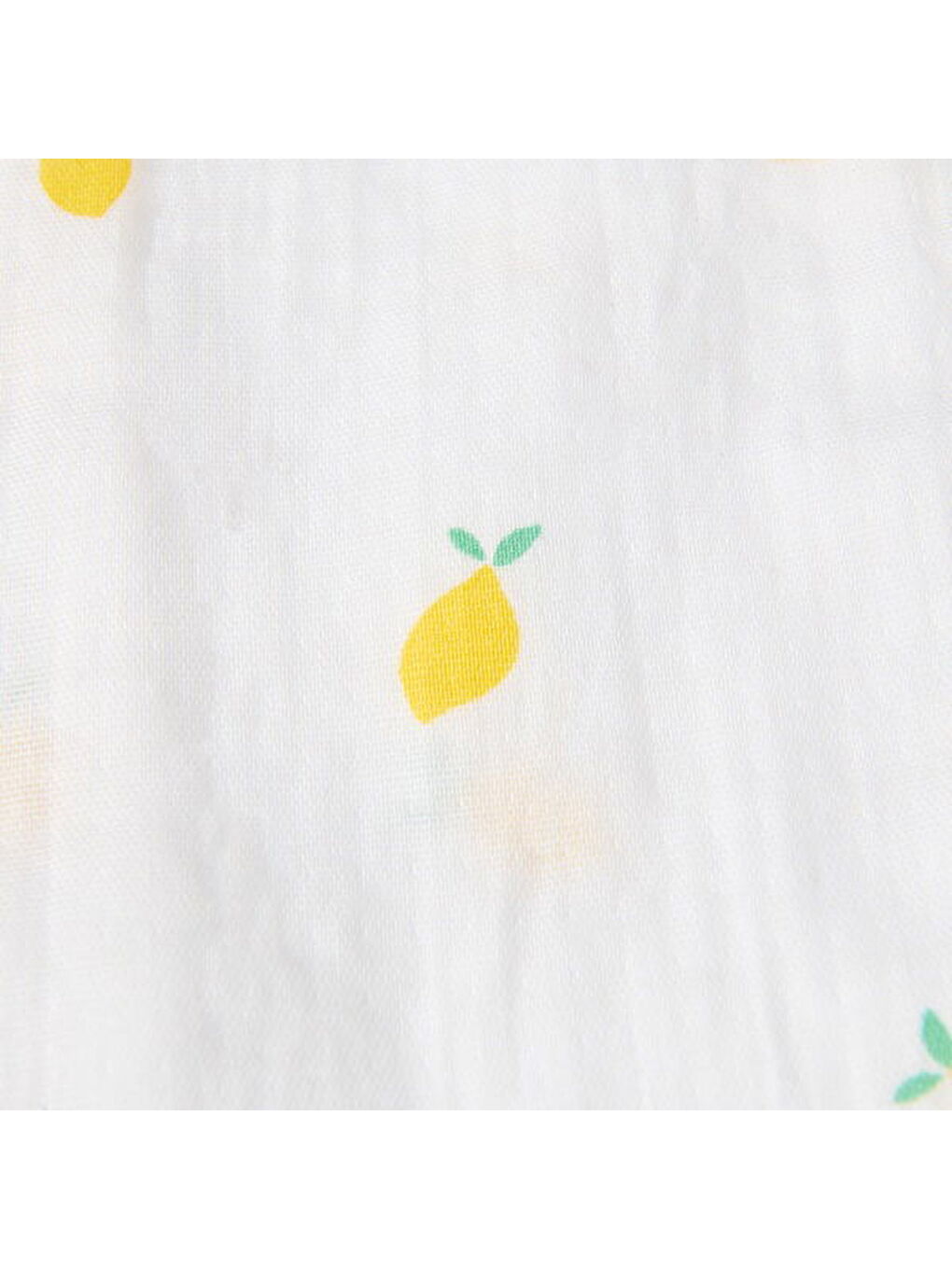 Soft Müslin Limon Desenli Kurulama Bezi - Beyaz - 40x60 cm-3