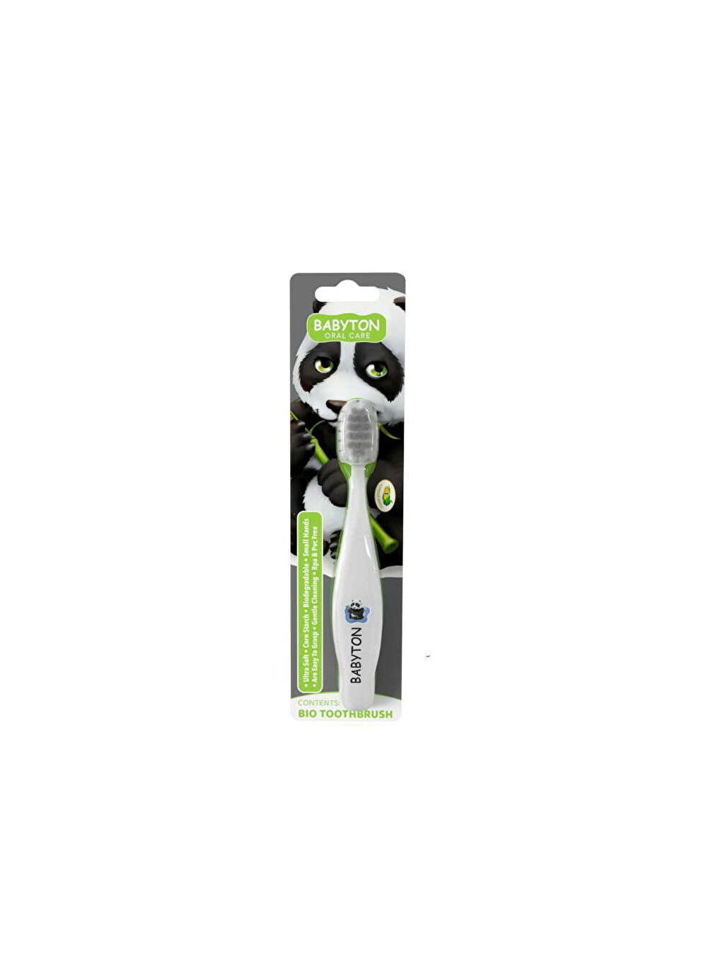 Babyton Oral Care Bio Yumuşak Panda Baskılı Diş Fırçası