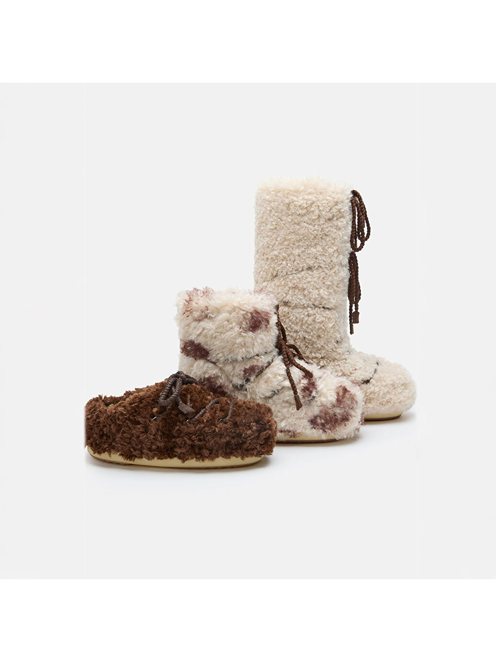 Kahverengi Kadın Bot 80D1409690-MM04 Icon Low Curly Cow (36-41)-4