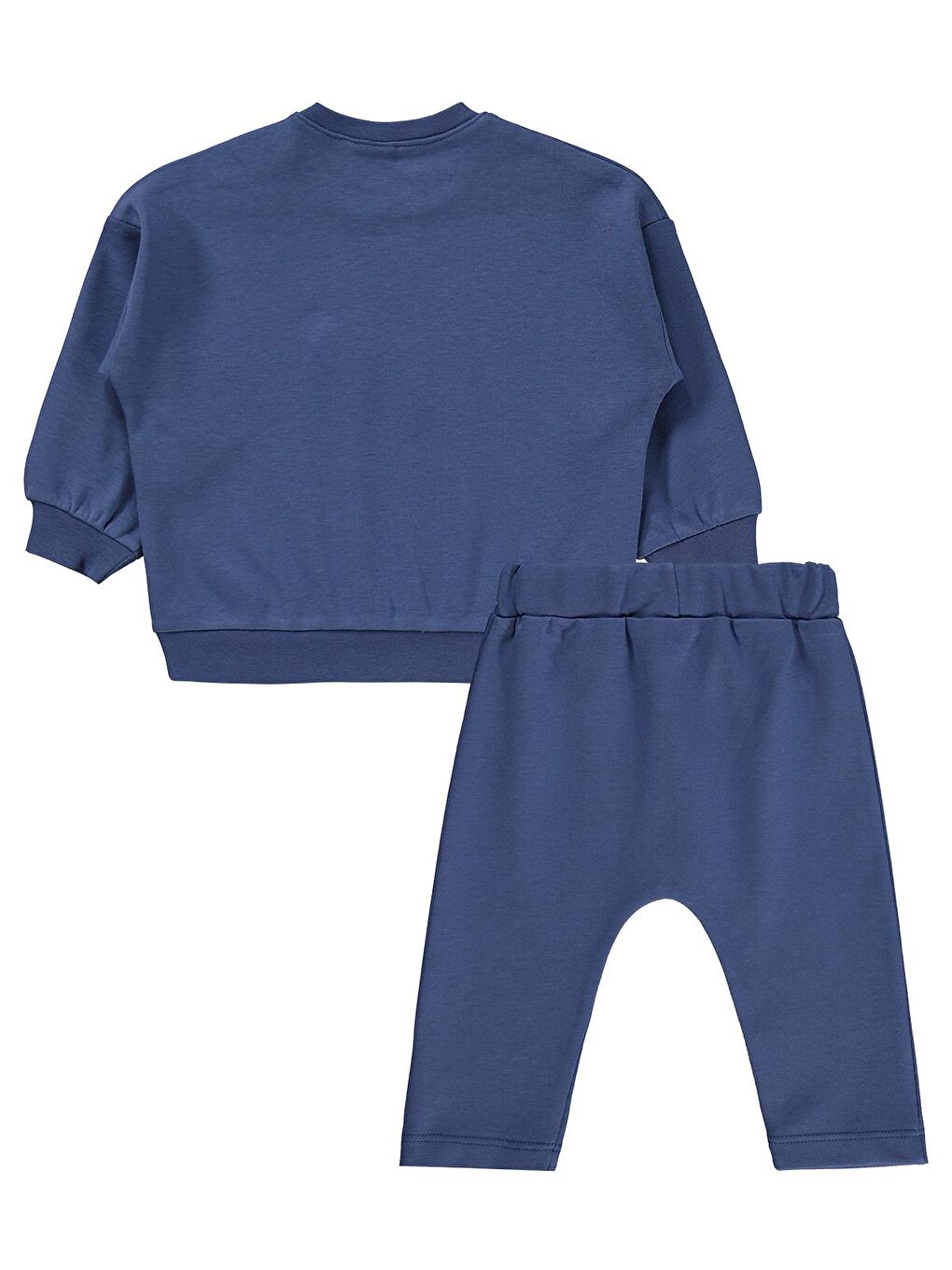 İndigo Baby Little Explorer Dünya Baskılı 6-18 Ay Takım - Mavi 9-12 Ay-3