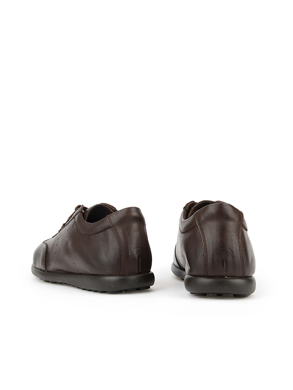 Kahverengi Erkek Hakiki Deri Günlük Ayakkabı 1611024Z5820 Kahve-2