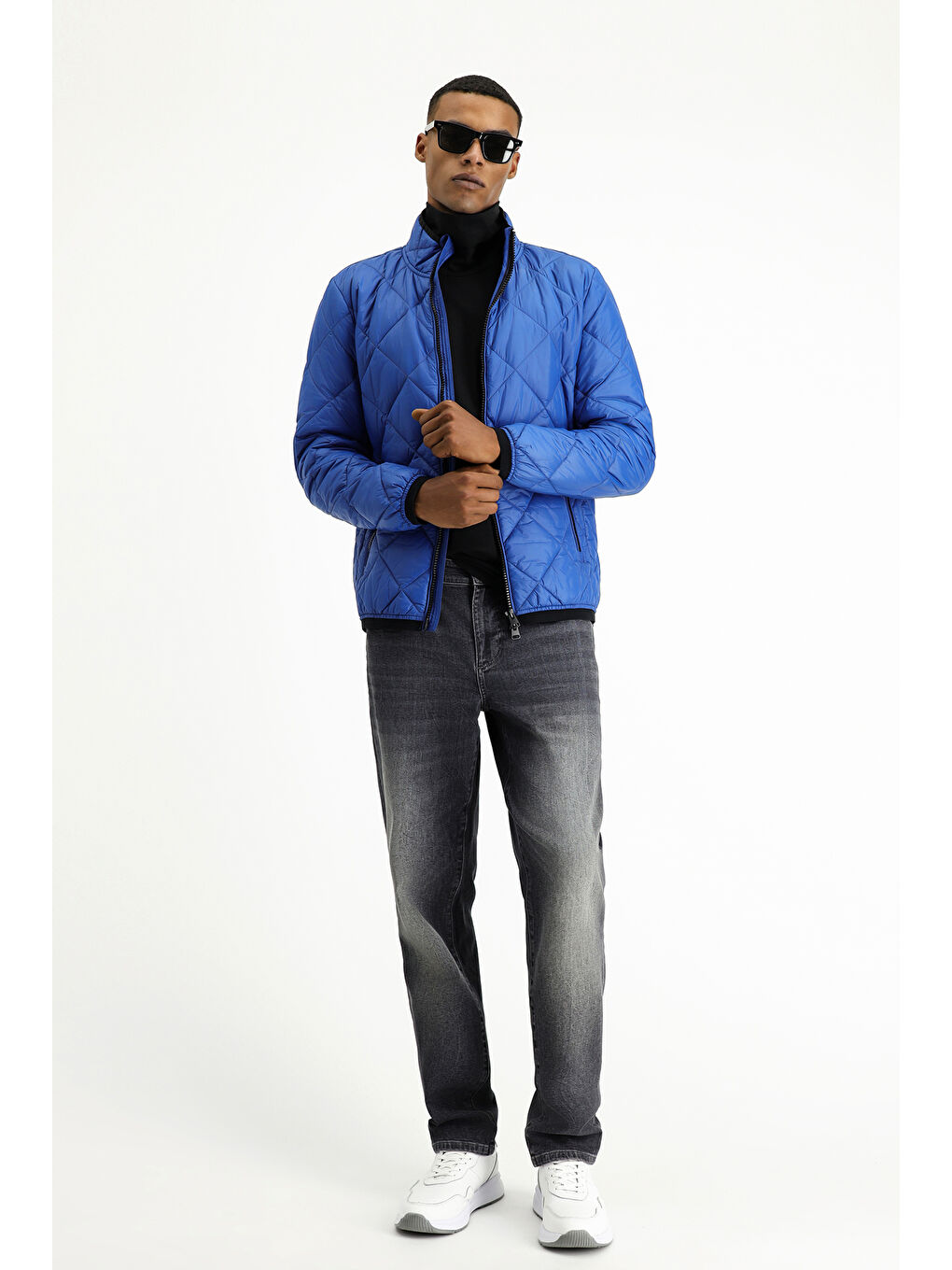 İndigo Kapitone Spor Şişme Mont-2