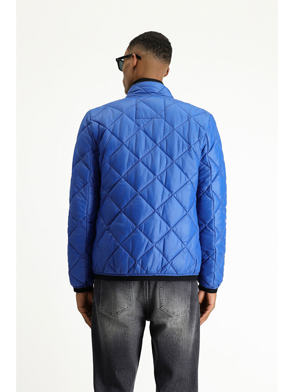 İndigo Kapitone Spor Şişme Mont-4