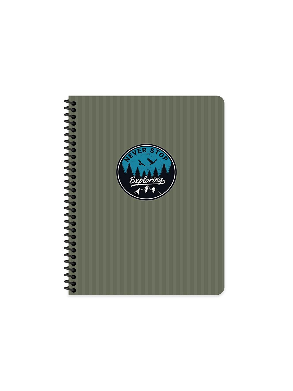 Keskin Color 16.5x22.5 Kareli Defter Outdoor - Yeşil