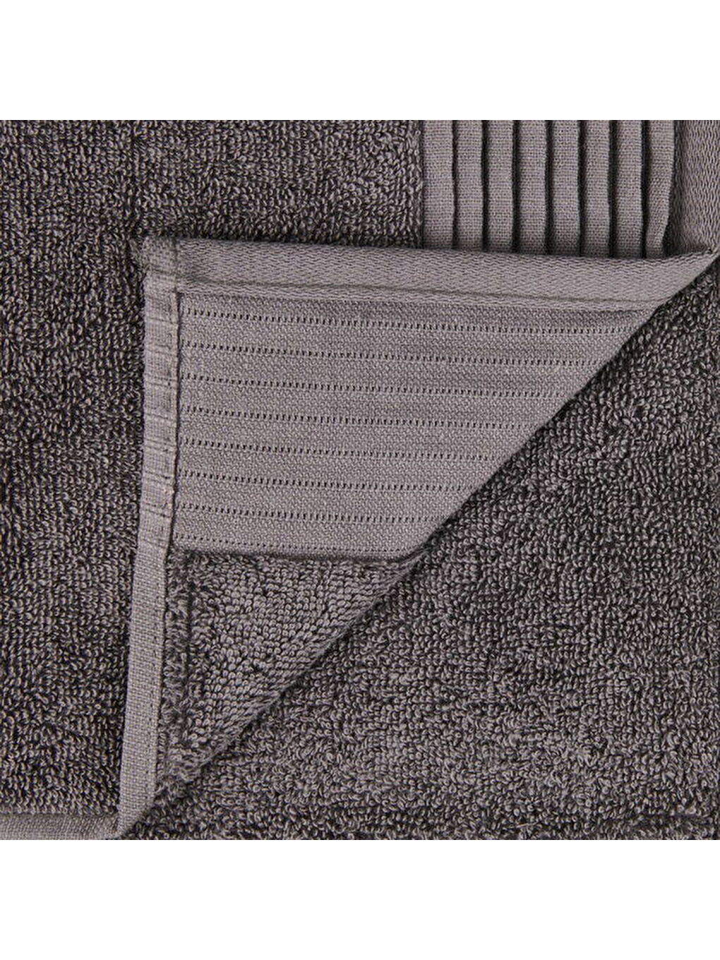 Soft Premium Yüz Havlusu - Antrasit - 50x90 cm-3