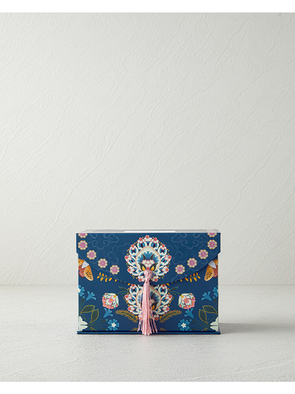 Wingy New Bone China Kupa 460 ml Lacivert-3