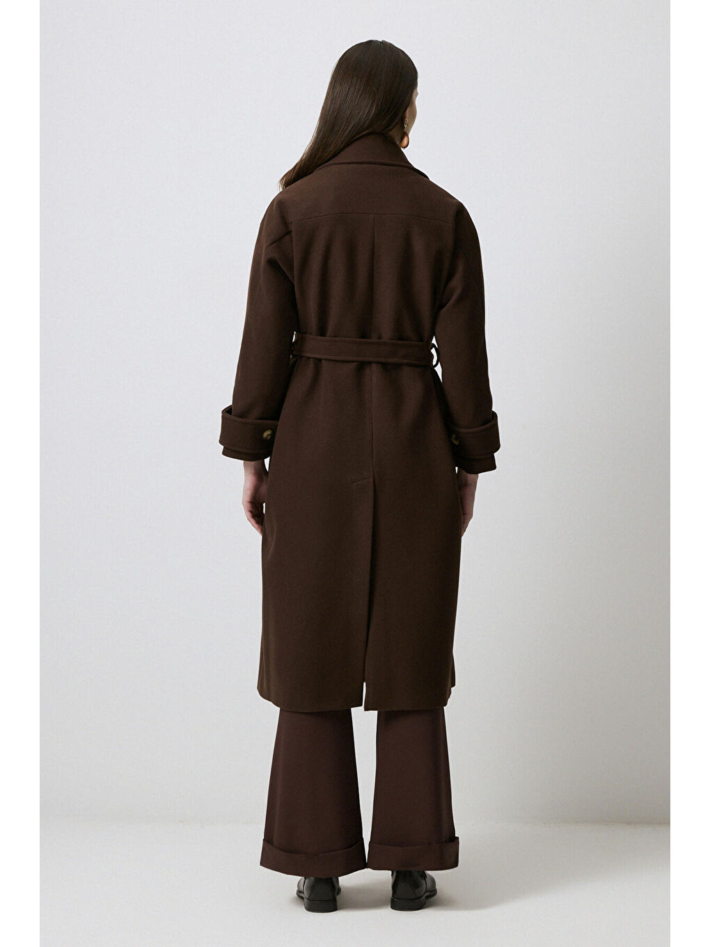 Kahverengi Kaşe Kaban-2