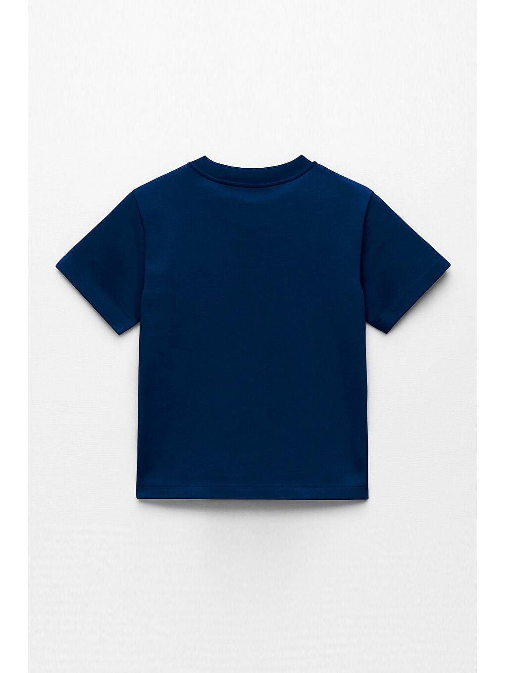 Erkek Çocuk %100 Pamuklu Baskılı Kısa Kollu Tişört - Lacivert (3-4 Yaş 8-9 Yaş)-2