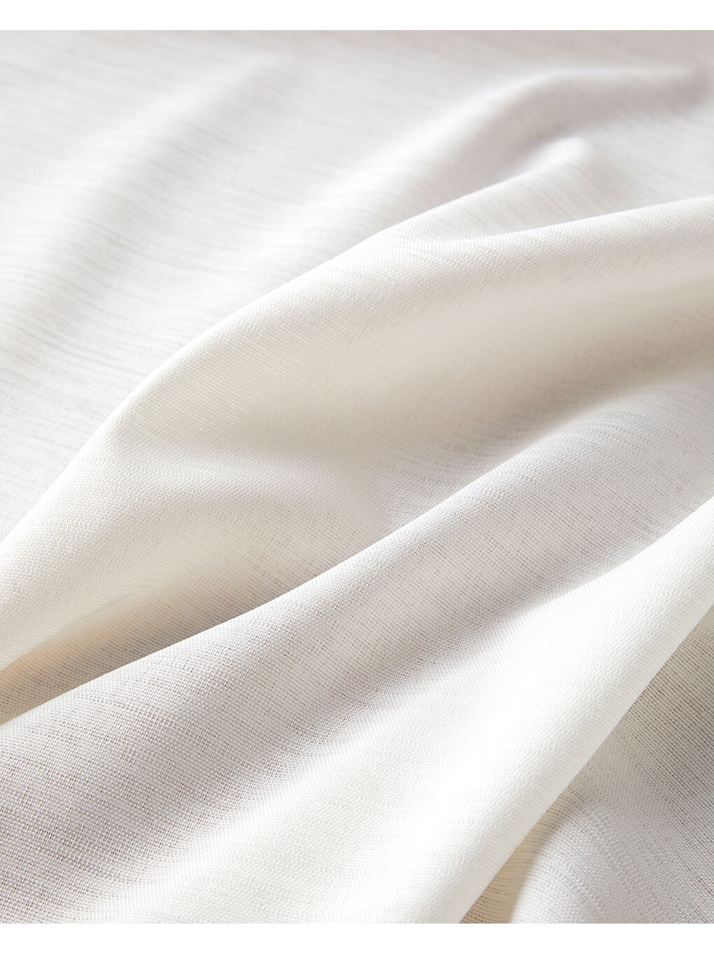 Ekru Flor Pura Polyester Fırfırlı Masa Örtüsü 150x200 cm Krem-2