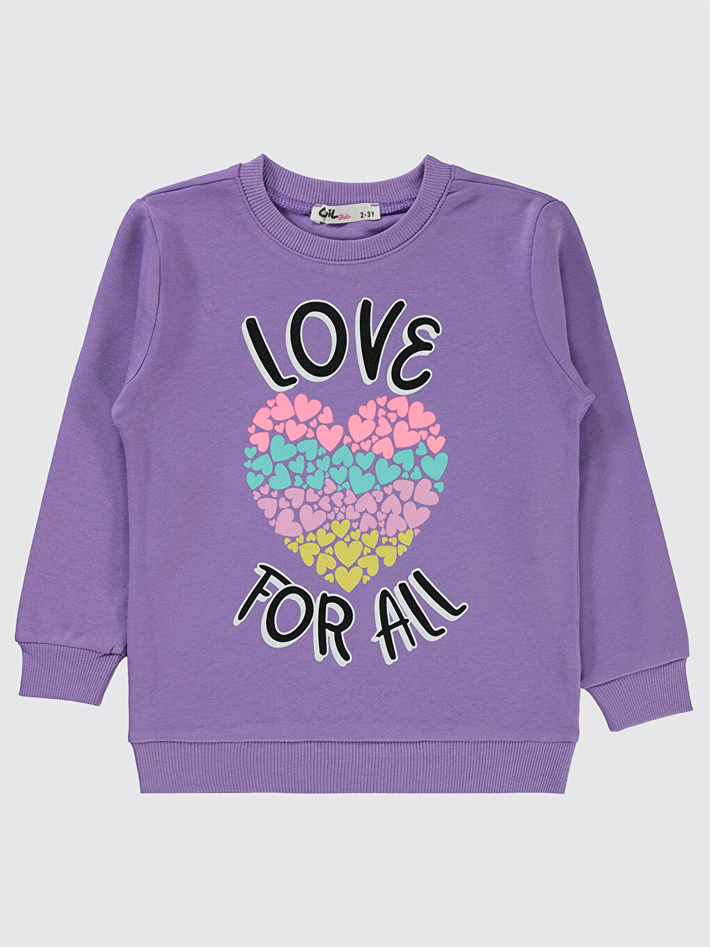 Civil Lila Girls Kız Çocuk Sweatshirt 2-5 Yaş Meta Leylak