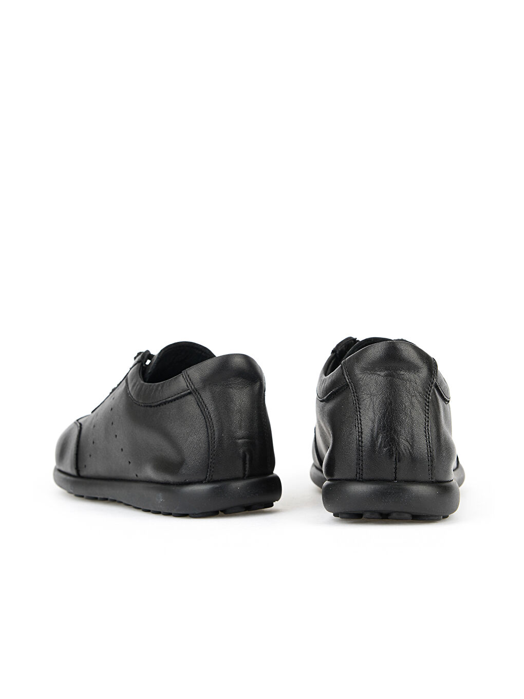 Erkek Hakiki Deri Günlük Ayakkabı 1611024Z5820 Siyah-2