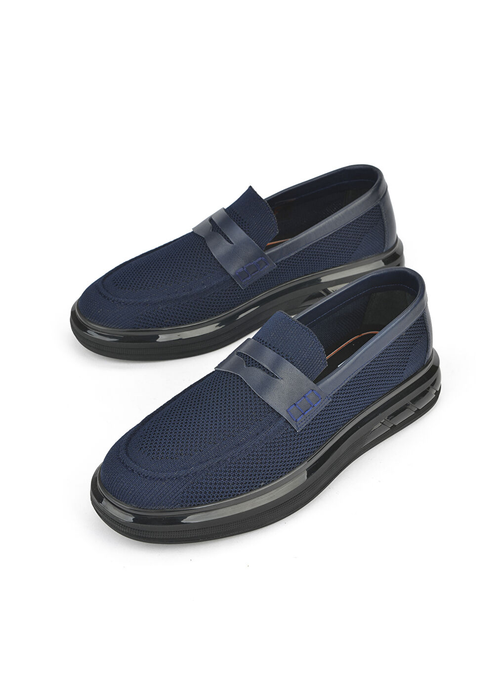 Erkek Sneaker 153990ZZ28441 Lacivert Loafer Ayakkabı-4