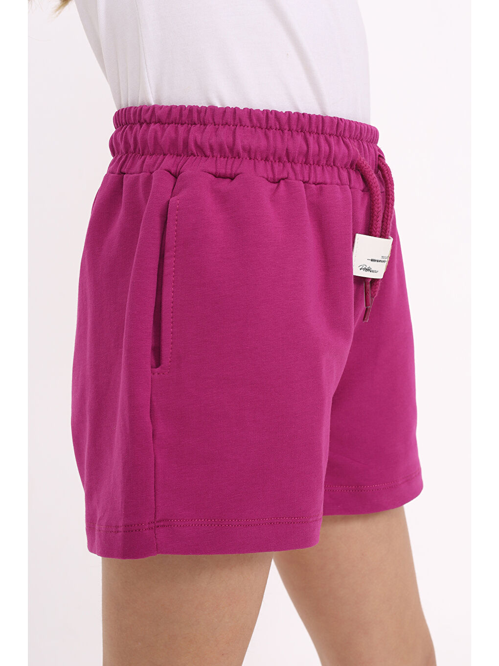 Mürdüm Kız Çocuk Şort-2