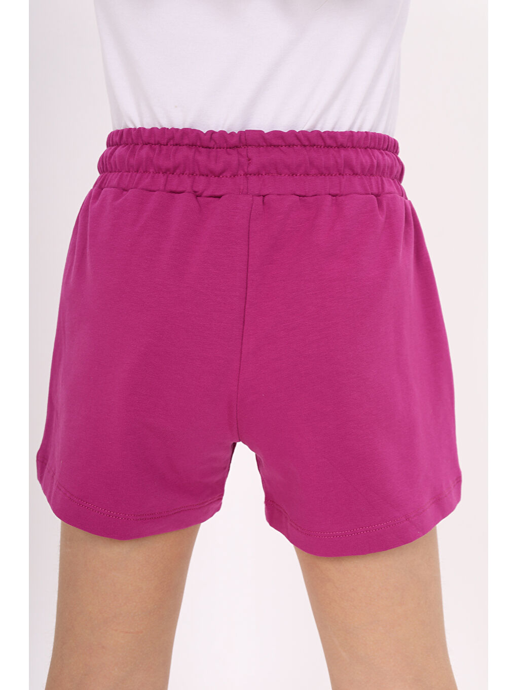 Mürdüm Kız Çocuk Şort-3