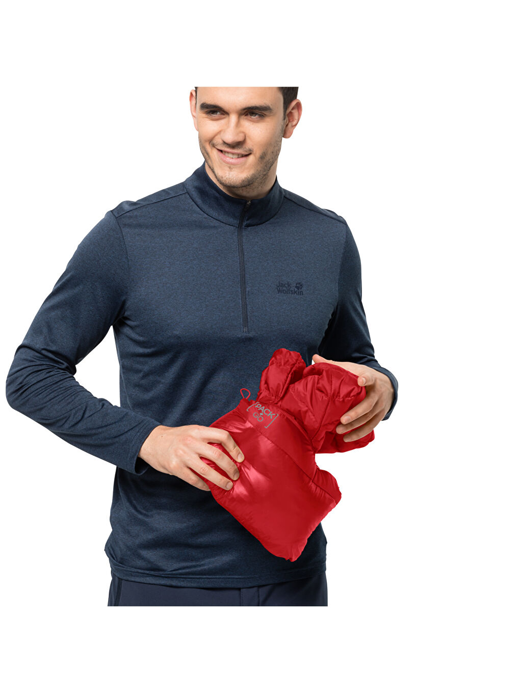 Karışık Erkek Outdoor Montu Pack Go Down Kırmızı-4