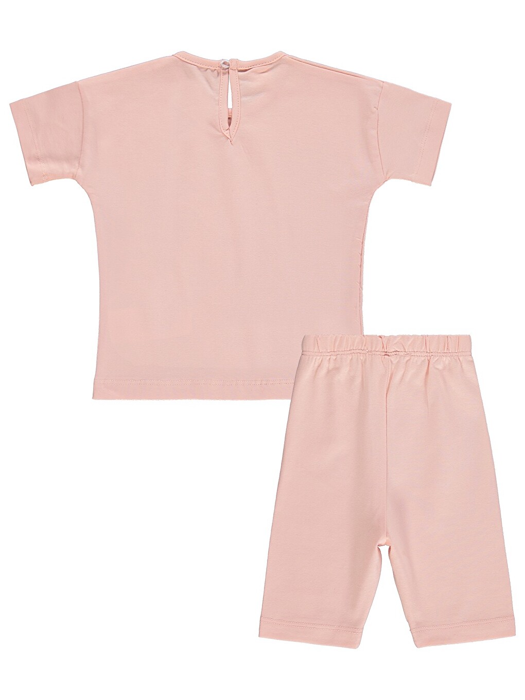 Pembe Baby Ananas Nakışlı 6-18 Ay Takım - Pudra-2