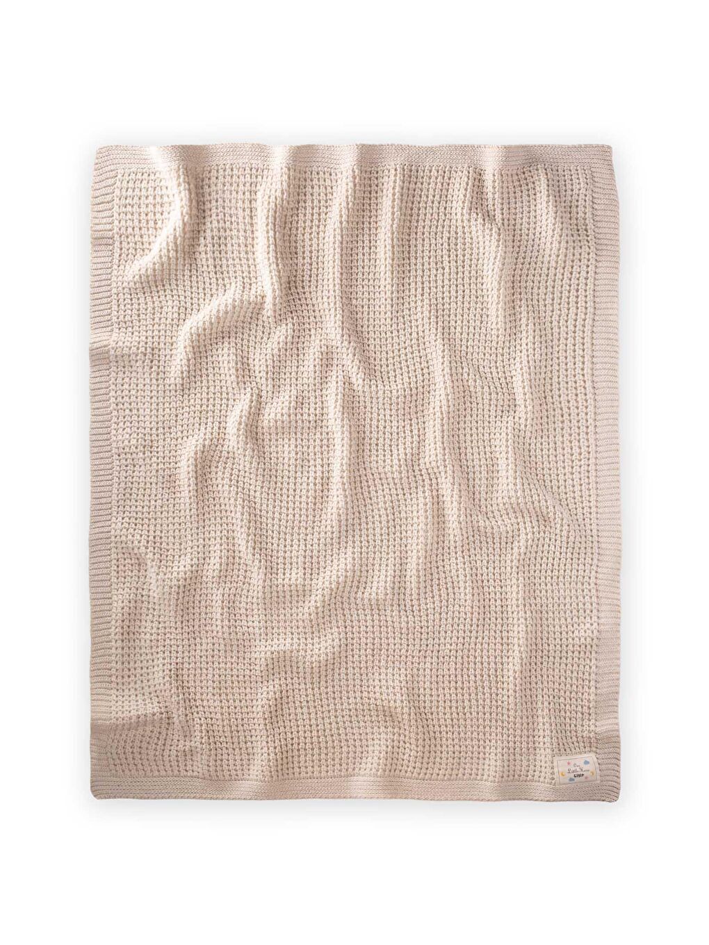 Bej Selanik Triko Battaniye 80X100 (+/-5 Cm ) Taş-1