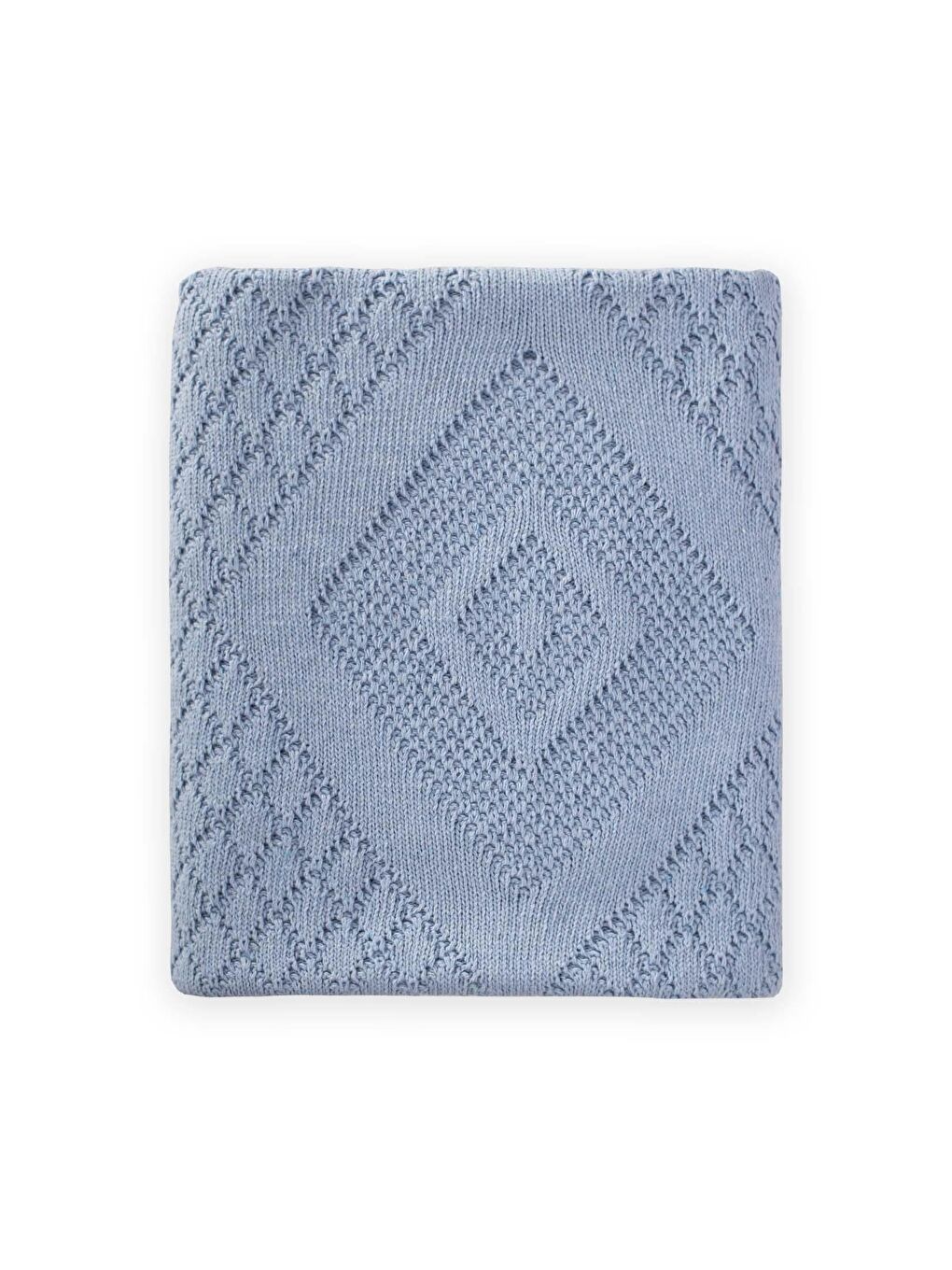 Floransa Model Kutulu Battaniye 80X100 Cm A Mavi-2