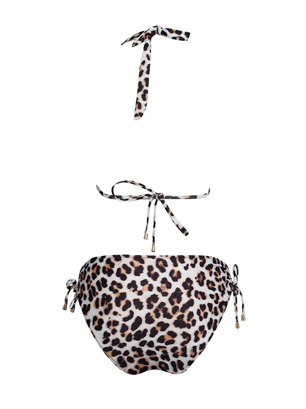 Karışık Kalın Askılı Üçgen Bikini Takım-2