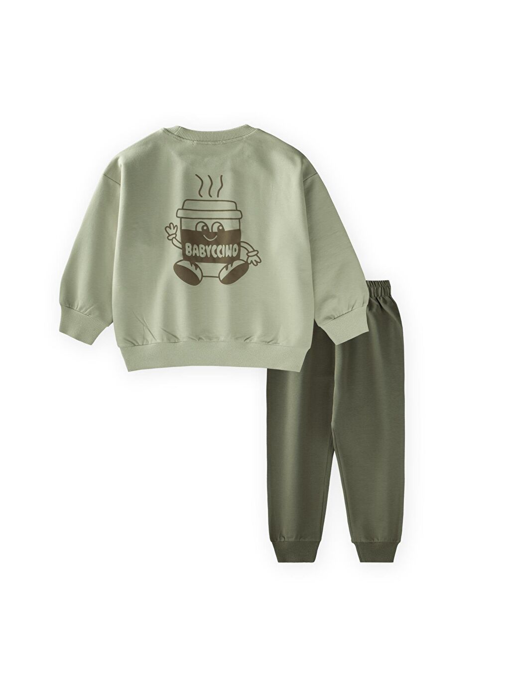 Babyc Chino Baskılı Takım 2-7 Yaş Yeşil-1