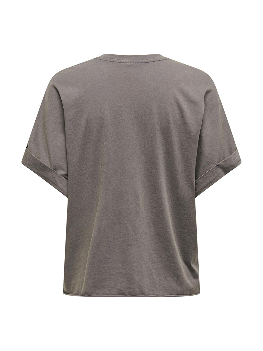 Bej Onllucy Pamuklu Regular Fit Kadın T Shirt 15316637-1