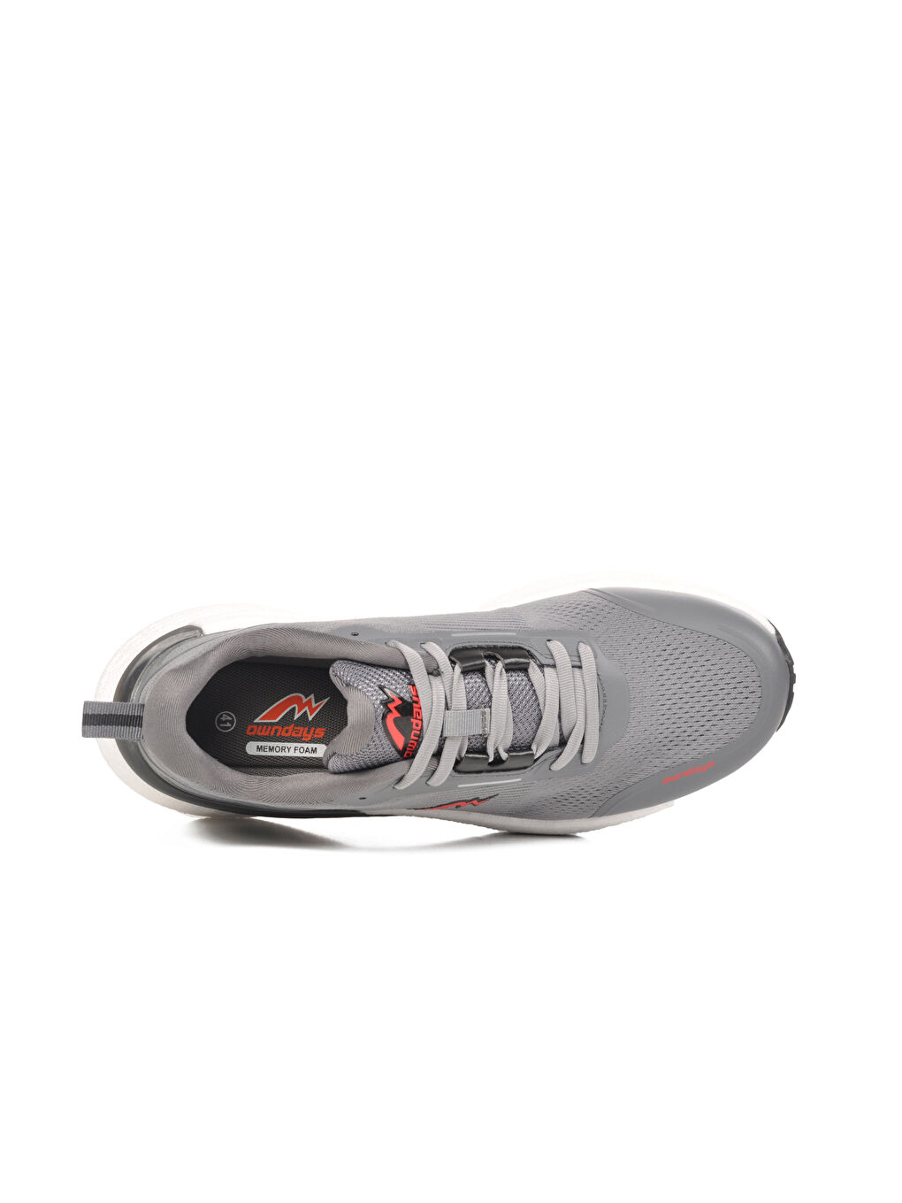 Gri Füme Fileli Hafif Memory Foam Erkek Spor Ayakkabı M-5247 M-3