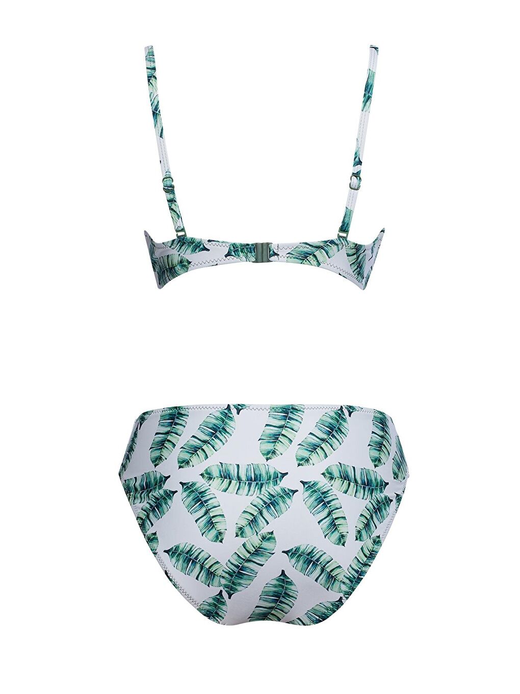 Haki Kaplı Telli Balenli Bikini Takım-1