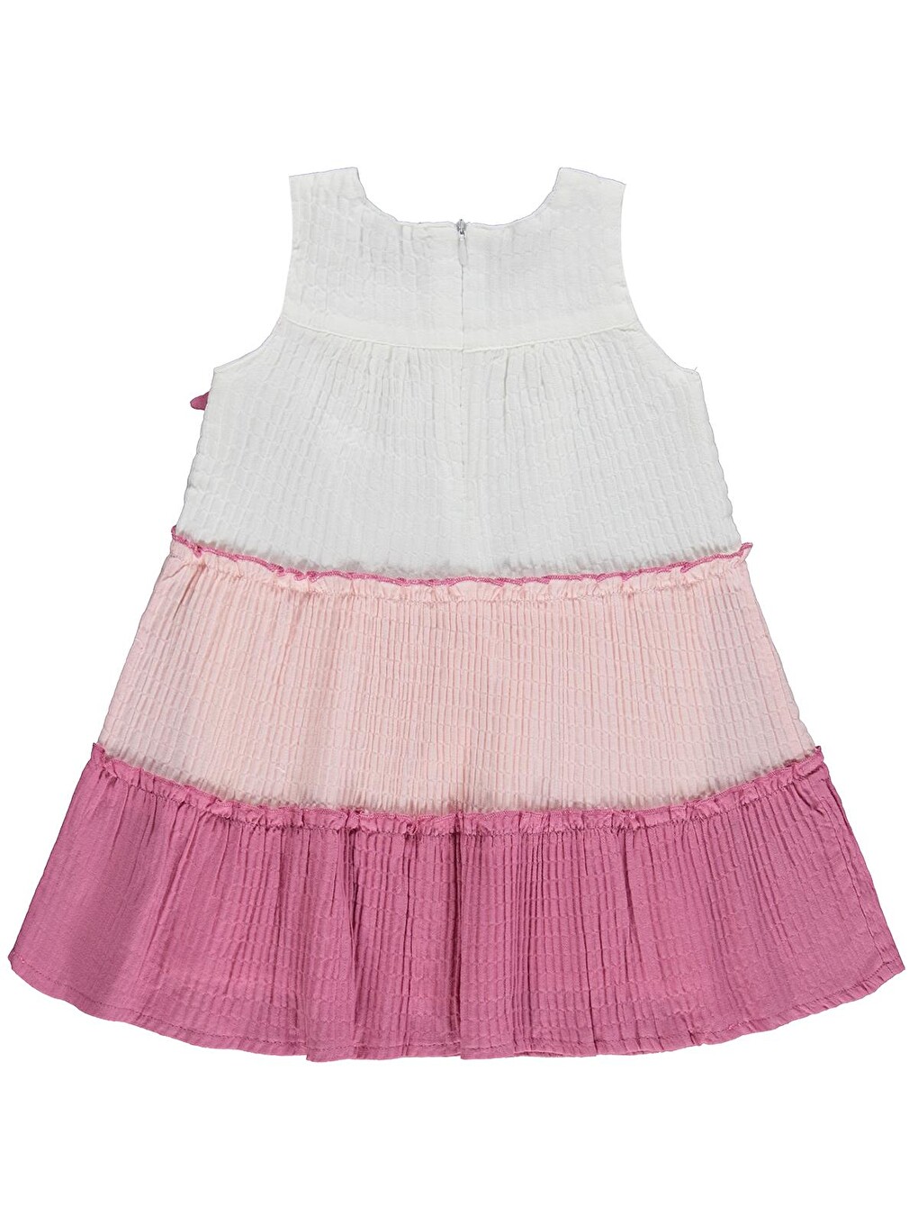 Girls Fiyonklu 2-5 Yaş Elbise - Pembe-1
