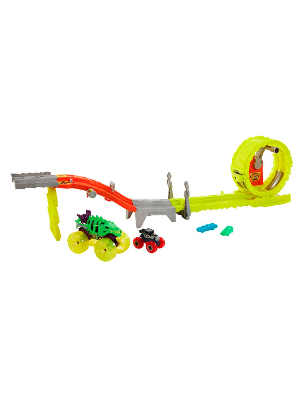 Hot Wheels Renksiz Monster Trucks Power Smashers Oyun Seti HXT05