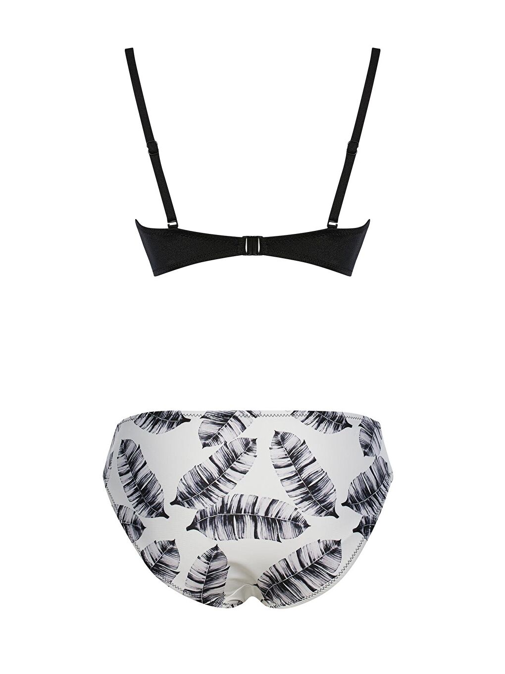 Karışık Straplez Desenli Bikini Takım-1