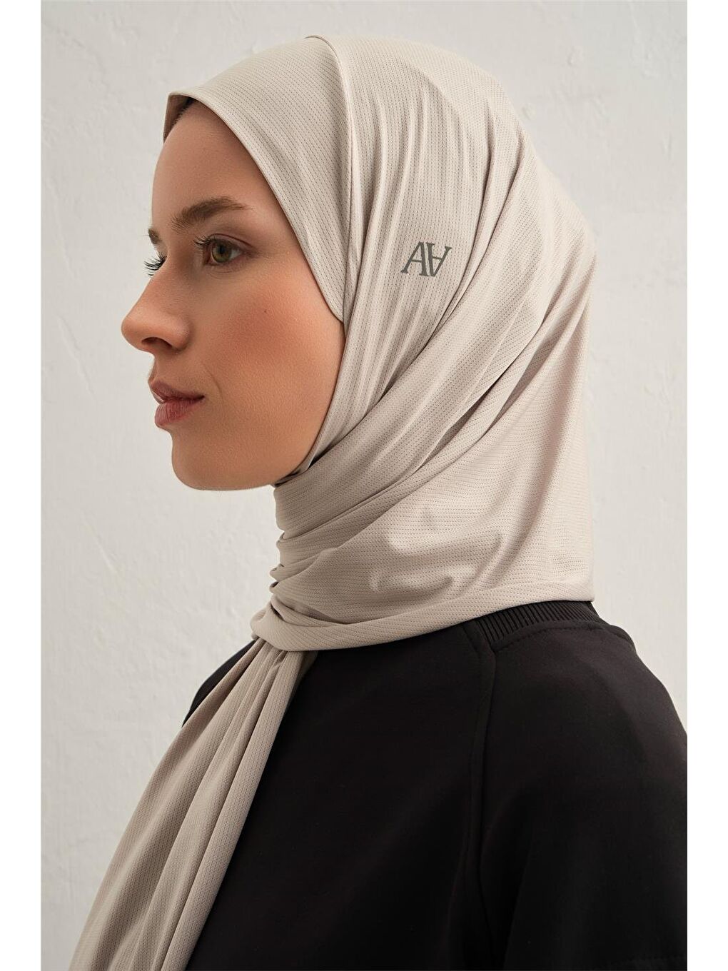 Bej Bant Detaylı Active Şal Ort500 Taş-2