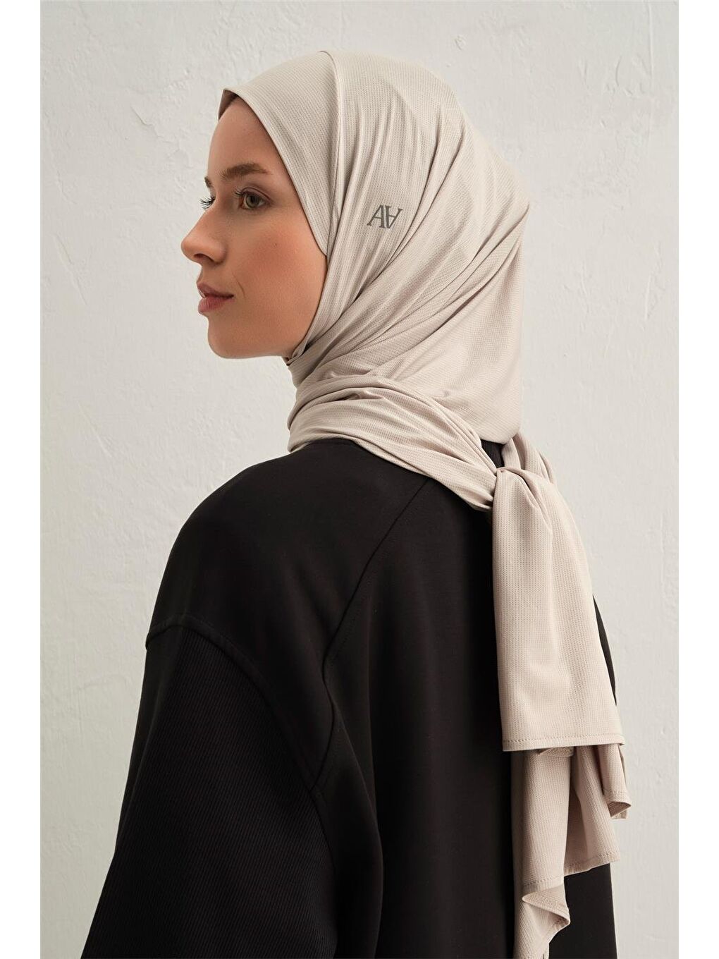 Bej Bant Detaylı Active Şal Ort500 Taş-3