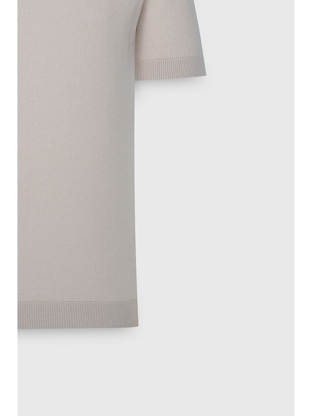 Erkek Bej Standart Fit Normal Kesim %100 Pamuk Polo Yaka Triko Tişört-8