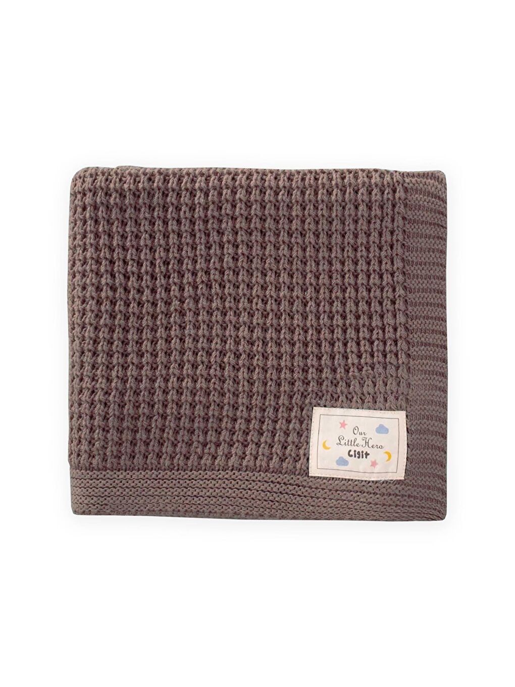 Bej Selanik Triko Battaniye 80X100 (+/-5 Cm ) Vizon