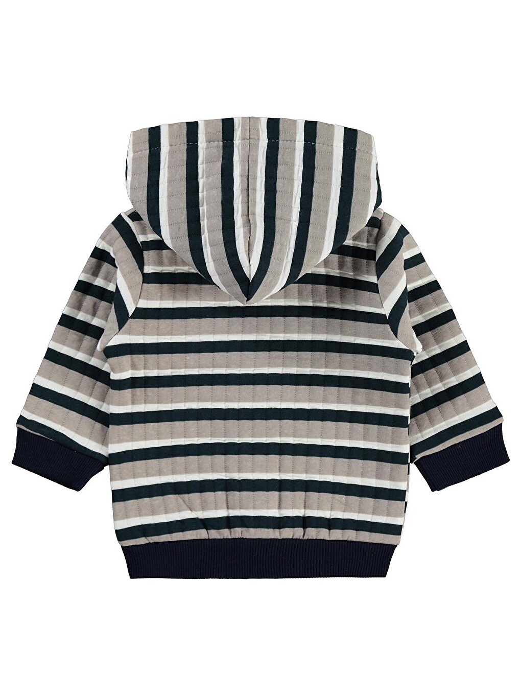 Kahverengi Baby Crew Nakışlı 6-18 Ay Hırka - Bej-2