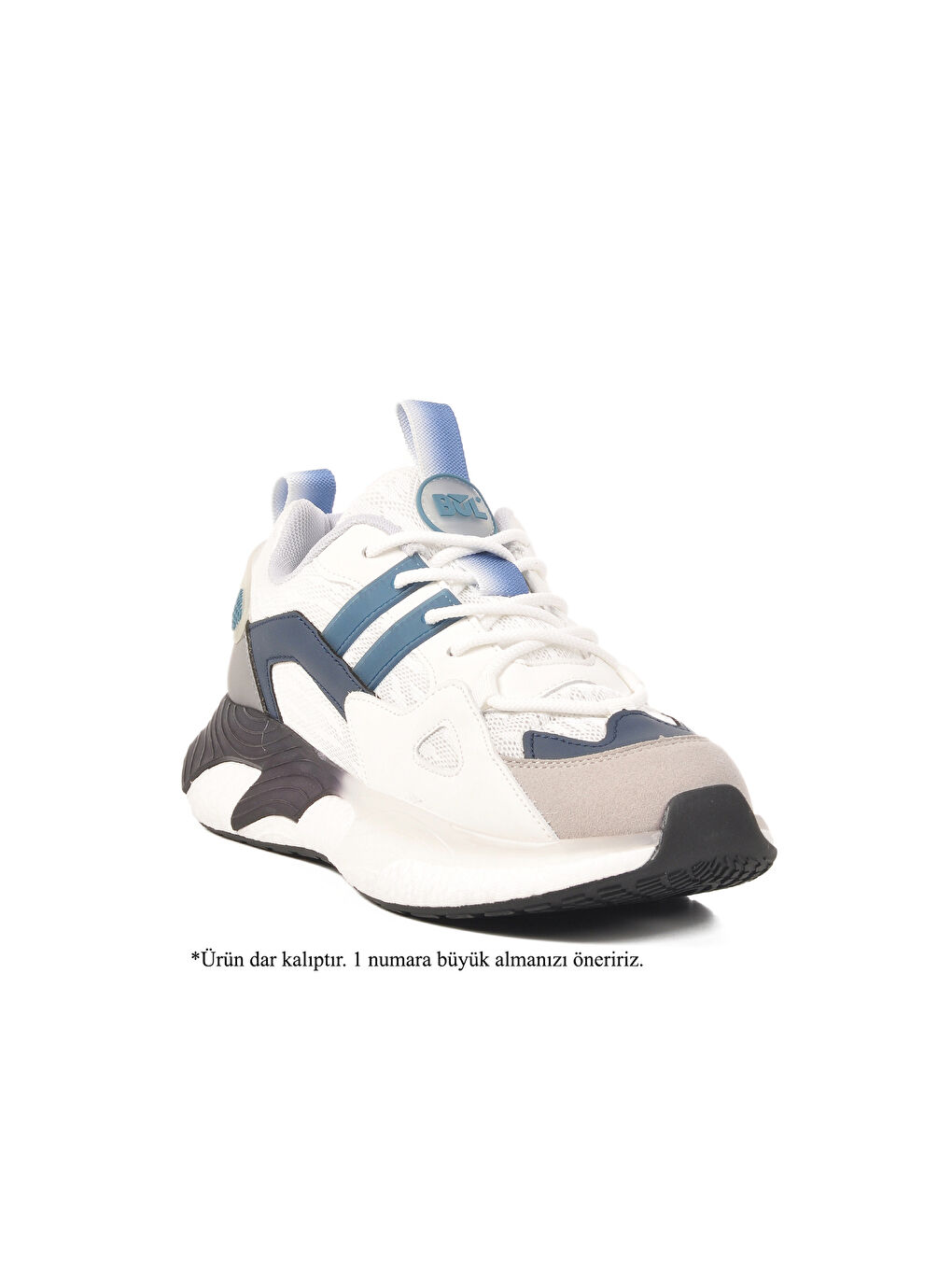 Beyaz Dar Kalıp Memory Foam Erkek Spor Ayakkabı 241498 M-2