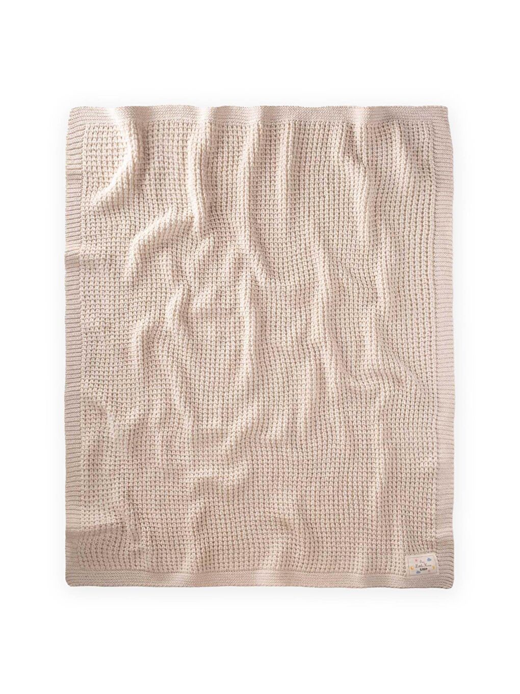 Beyaz Selanik Triko Battaniye 80X100 (+/-5 Cm ) Naturel-1