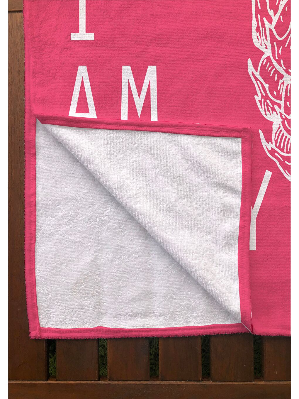 Karışık Yazılı, Baskılı 75x150 cm Plaj Havlusu-1